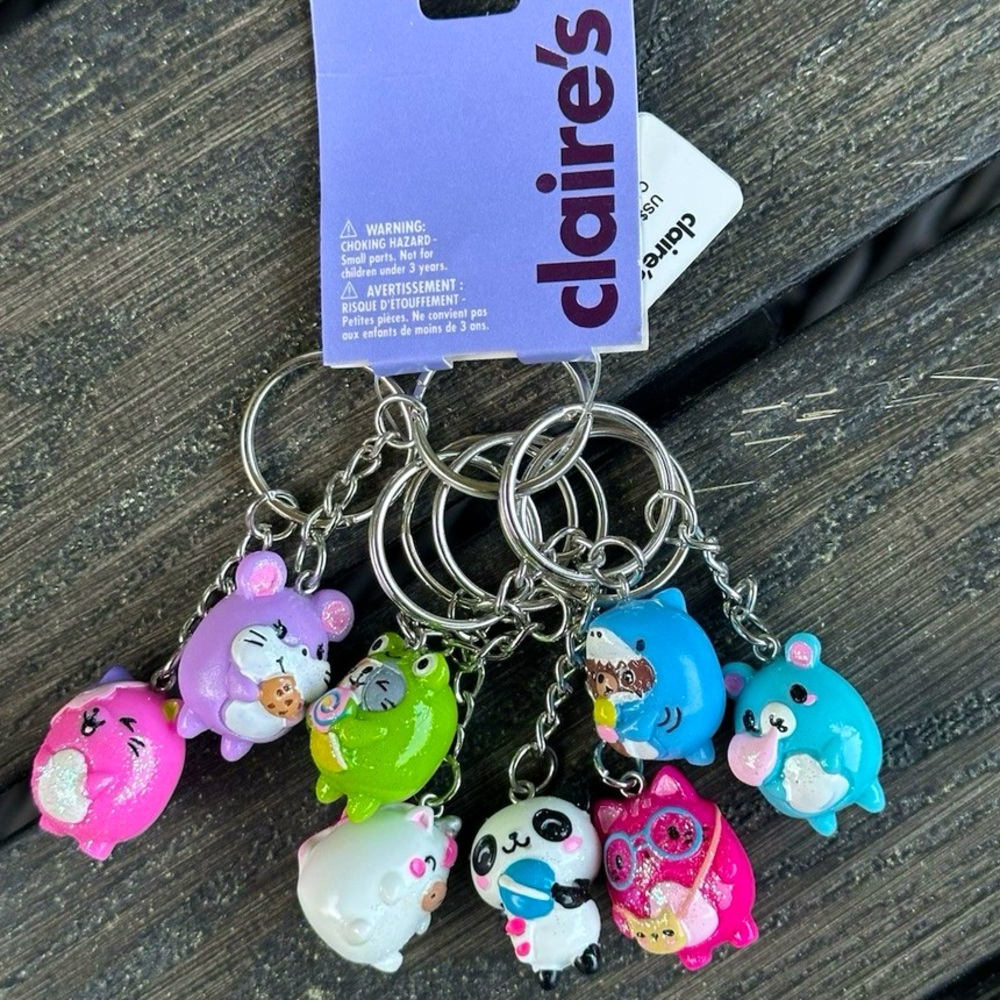 Claire's Adorable Animal Keychain Collection